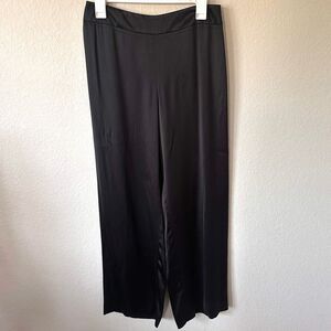VTG Giorgio Armani Borgo 21 Silk Wide Leg Trousers IT 42 NOS/Deadstock Italy